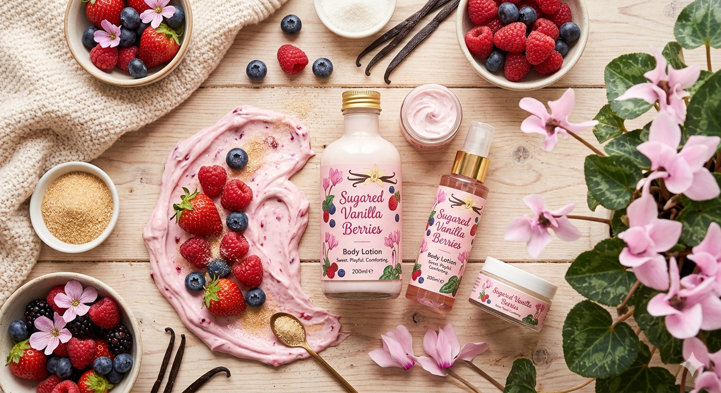 Sugared Vanilla Berries