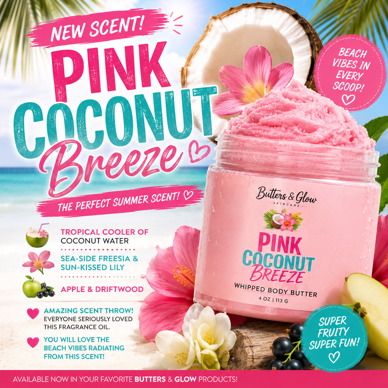 Pink Coconut Breeze inspired by Pinkest Coconut Calypso BBW